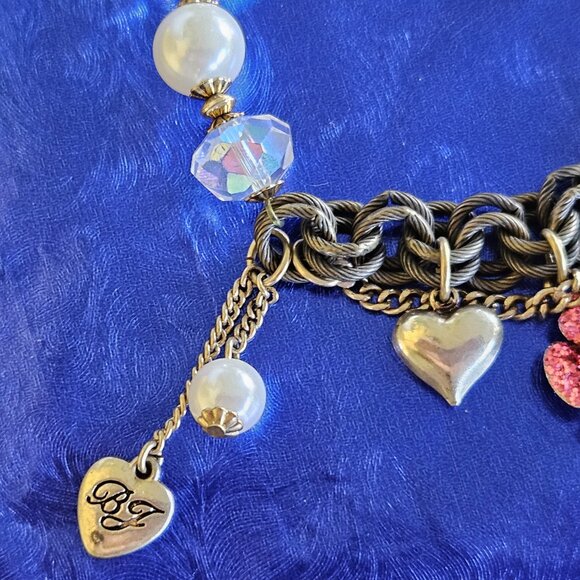 🐼🎄 Betsey ROYAL ENGAGEMENT Panda🎄🐼Charm Bracelet. 7" 🎉🎈GREAT GIFT 🎉🎈 - Picture 6 of 11